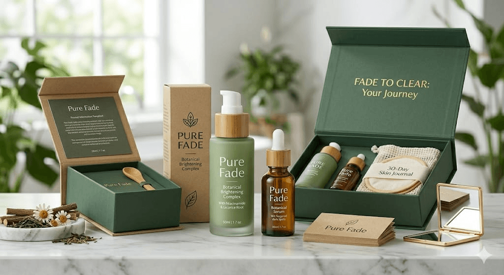 Pure Fade Sourced Botanical Set and Premium Unboxing Box